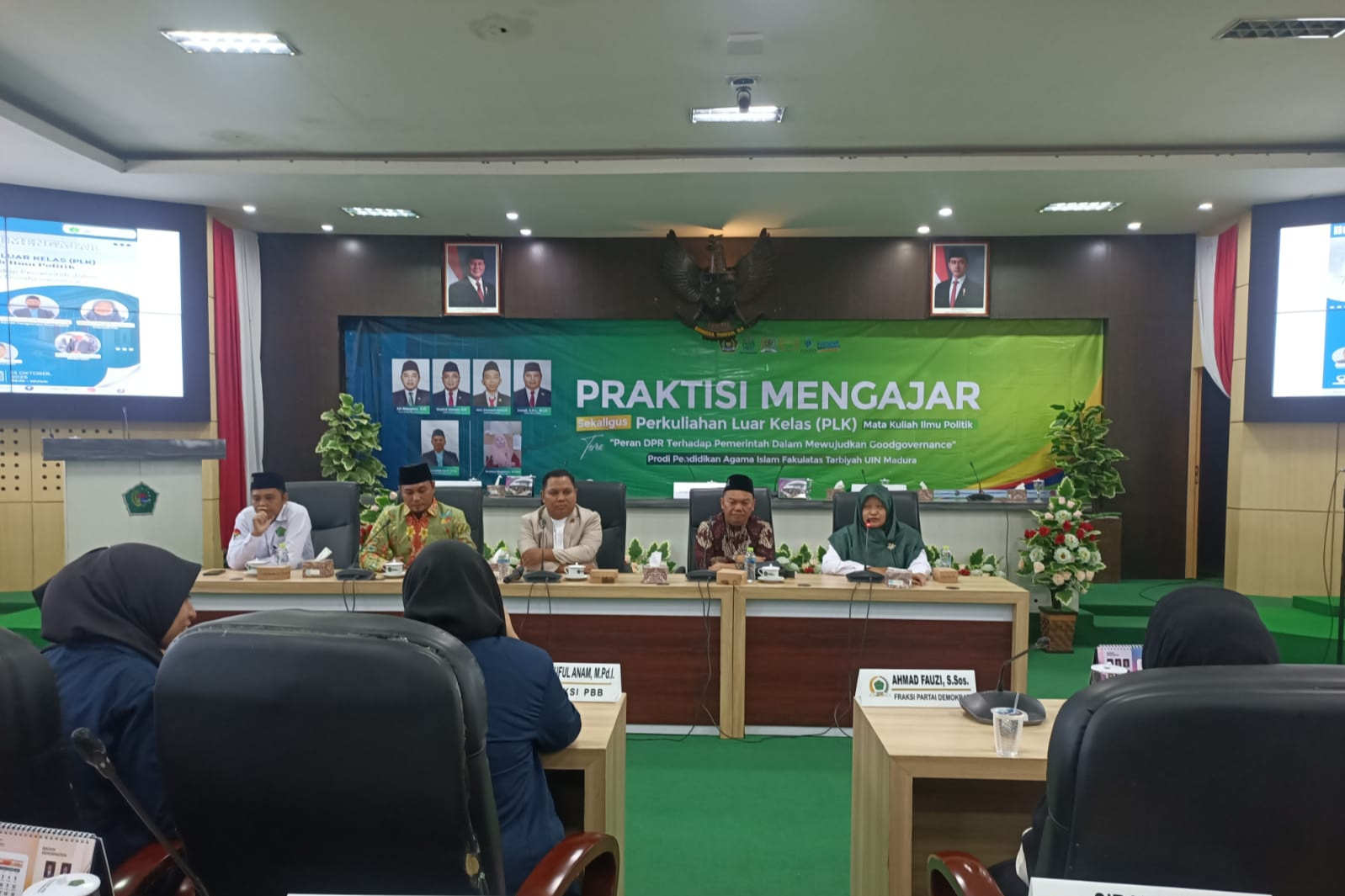 PAI UIN Madura Gelar Praktisi Mengajar dan Perkuliahan Luar Kelas Ilmu Politik di Gedung DPRD Kabupaten Pamekasan