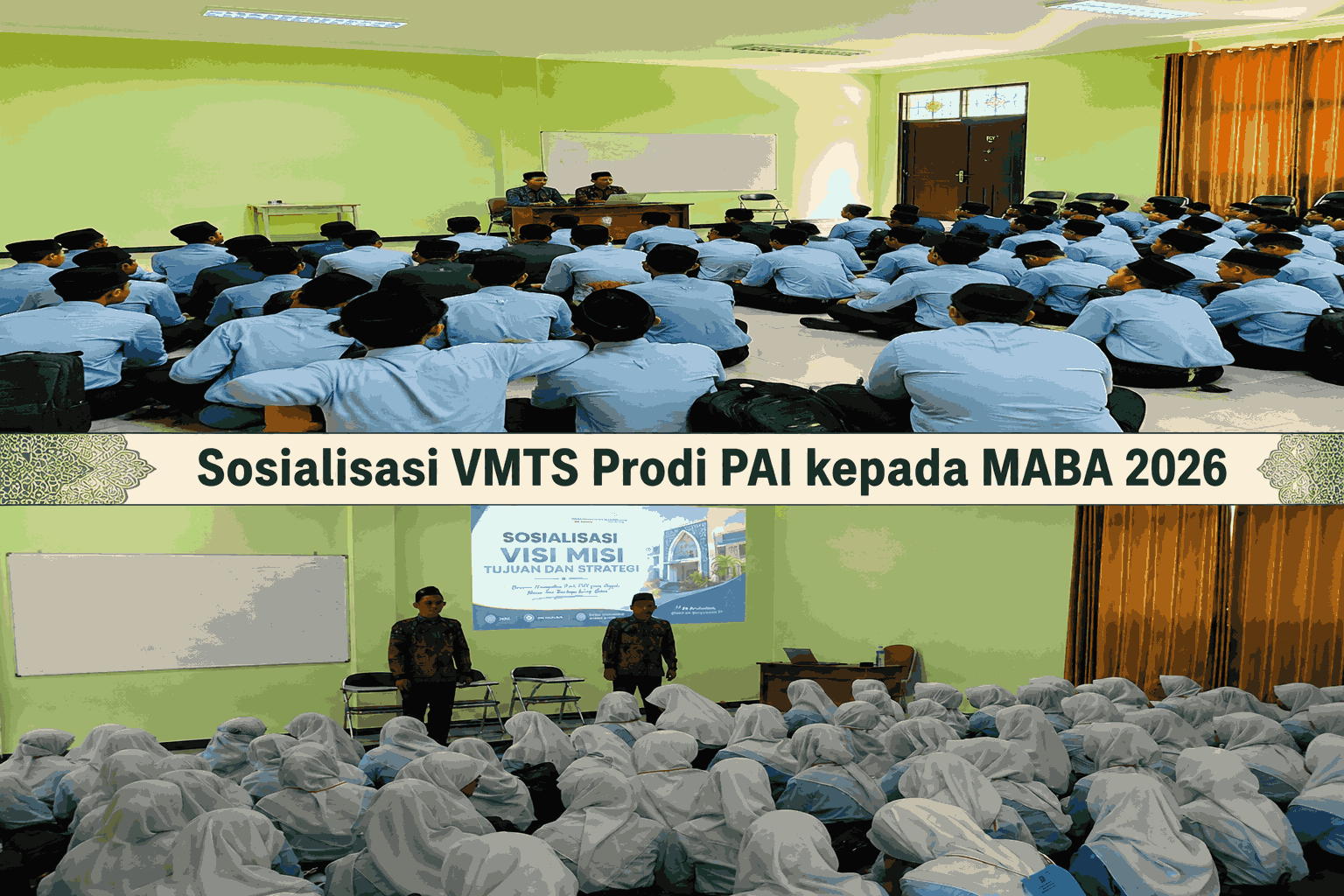 Prodi PAI FTIK UIN Madura Sosialisasikan VMTS kepada Mahasiswa Baru dalam Rangkaian PBAK 2026