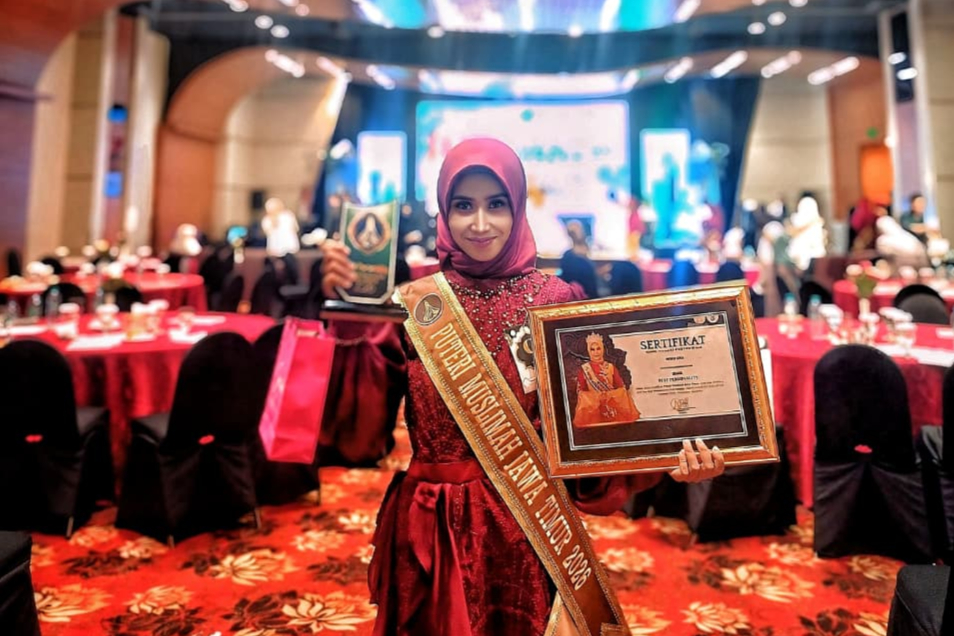 Membanggakan, Milla Ardiah Izzati Mahasiswi Prodi PAI Raih Best Personality Putri Muslimah Jawa Timur 2026